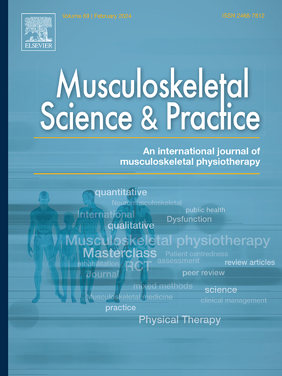 Go to journal home page - Musculoskeletal Science and Practice